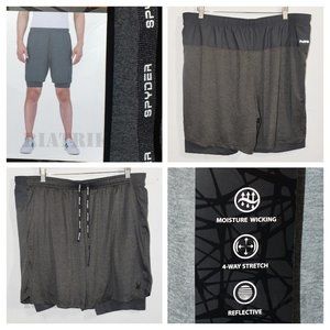 Dark Gray NWT Spyder‎ Men's tech Knit short